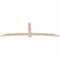 Ekena Millwork Bellingham Smooth Timber Gable Bracket, Douglas Fir, 108"W x 36"H x 1 1/2"D x 5 1/2"F, 8/12 Pitch GBW108X36X0206BEL00SDF - alternate 4